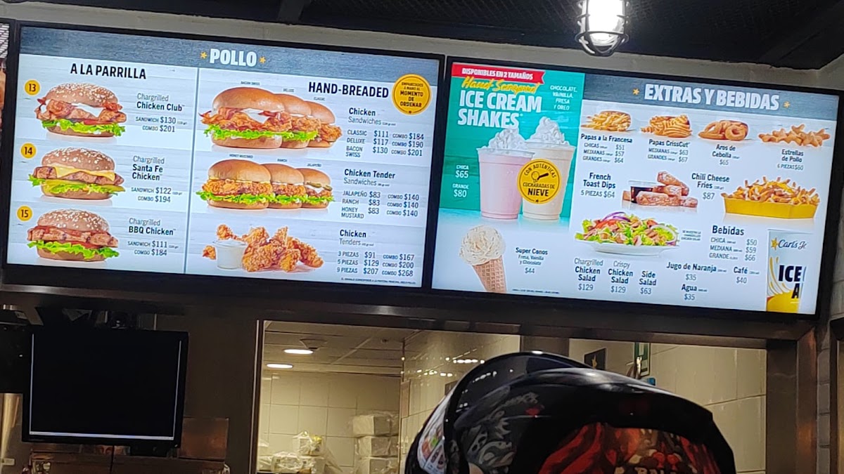 Menu Carl's Jr.-1