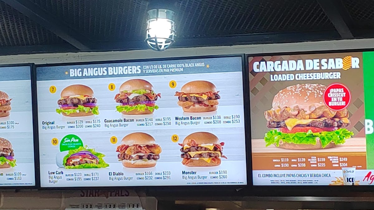 Menu Carl's Jr.-2